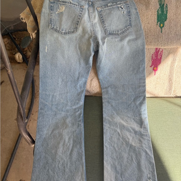 Moussy Argnett Wide Straight Jean - light blue 24 - Picture 5 of 6